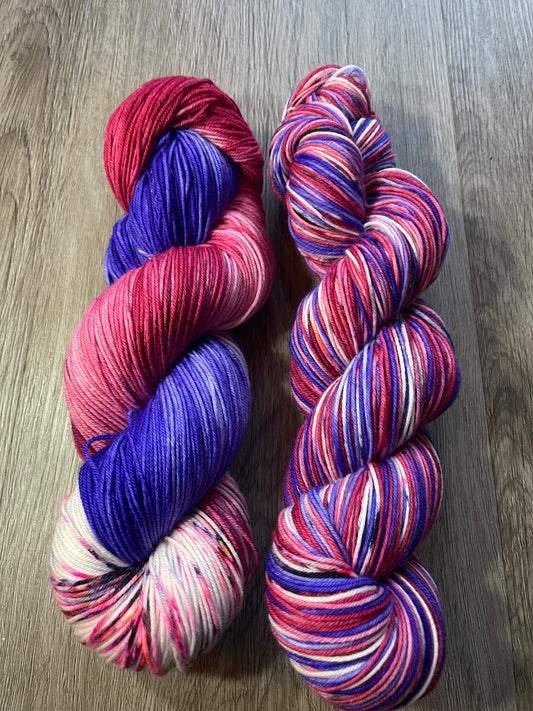 Purlberry Jam  - RoRo Sock Yarn -  100g