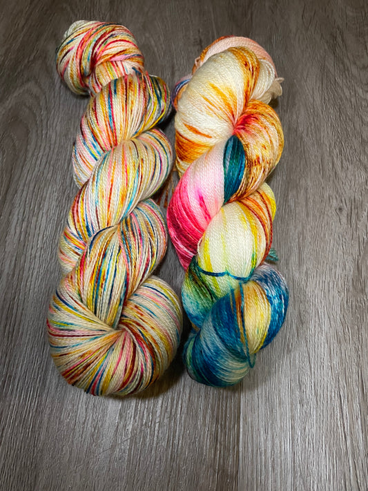 Spank the Hank - Meredith Lace Yarn - 100g