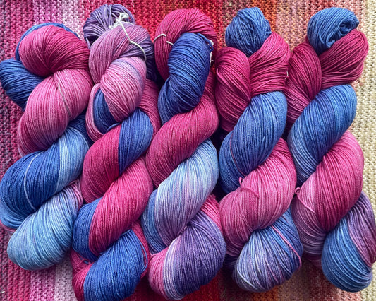 Unicorn Mane - Chester Sock Yarn - 100g